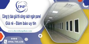 Báo giá thi công vách ngăn panel tại Bình Chánh【Giá rẻ nhất】