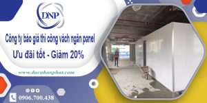 Báo giá thi công vách ngăn panel tại Hóc Môn【Giá rẻ nhất】
