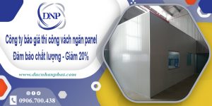 Báo giá thi công vách ngăn panel tại quận 4【Cam kết giá rẻ】