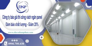 Báo giá thi công vách ngăn panel tại quận 8【Cam kết giá rẻ】