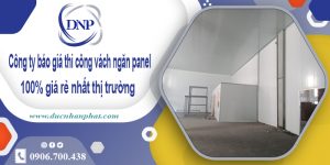 Thi công vách ngăn panel tại quận Bình Thạnh【Giá rẻ nhất】