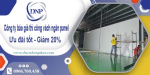 Báo giá thi công vách ngăn panel tại Thuận An【Giá rẻ nhất】