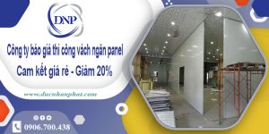 Báo giá thi công vách ngăn panel tại TPHCM【Cam kết giá rẻ】