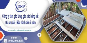 Giá làm gác lửng, gác xép bằng sắt tại Bình Chánh【Rẻ nhất】