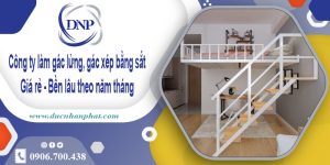Báo giá làm gác lửng, gác xép bằng sắt tại Bình Tân – Rẻ nhất