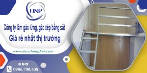 Báo giá làm gác lửng, gác xép bằng sắt tại quận 4【Rẻ nhất】