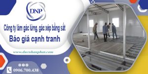 Báo giá làm gác lửng, gác xép bằng sắt tại quận 7【Rẻ nhất】
