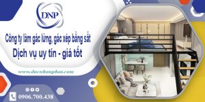 Báo giá làm gác lửng, gác xép bằng sắt tại quận 9【Rẻ nhất】