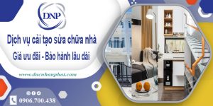 Bảng giá cải tạo sửa chữa nhà tại Bình Thạnh – Cập nhật 2025