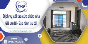 Bảng giá cải tạo sửa chữa nhà tại Quận 8 -【Cập nhật 2025】