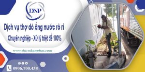 Dịch vụ thợ dò ống nước rò rỉ tại Gò Vấp【Xử lý triệt để 100%】