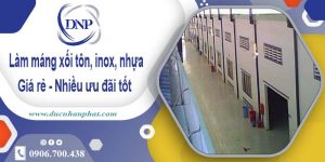 Báo giá máng xối tôn, inox, nhựa tại Long Thành – Ưu đãi 10%