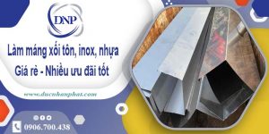 Báo giá máng xối tôn, inox, nhựa tại Phú Nhuận – Ưu đãi 10%