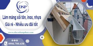 Báo giá máng xối tôn, inox, nhựa tại Quận 10 – Ưu đãi giảm 10%