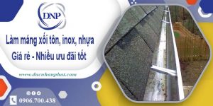 Báo giá máng xối tôn, inox, nhựa tại Quận 7 – Ưu đãi giảm 10%