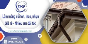 Báo giá máng xối tôn, inox, nhựa tại Thủ Dầu Một – Ưu đãi 10%