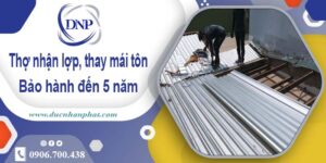 Nhận lợp mái, thay mái tôn tại Phú Nhuận -【Bảo hành 5 năm】