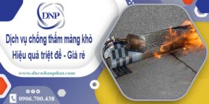 Bảng giá chống thấm màng khò tại Củ Chi -【Cập nhật 2025】