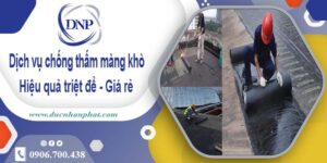 Bảng giá chống thấm màng khò tại Đồng Nai -【Cập nhật 2025】