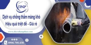 Bảng giá chống thấm màng khò tại Hóc Môn -【Cập nhật 2025】