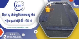 Bảng giá chống thấm màng khò tại Long An -【Cập nhật 2025】