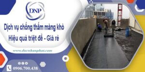 Bảng giá chống thấm màng khò tại Quận 4 -【Cập nhật 2025】