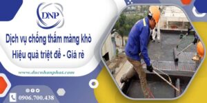 Bảng giá chống thấm màng khò tại Vũng Tàu -【Cập nhật 2025】