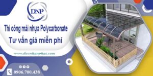 Thi công mái nhựa Polycarbonate tại Quận 5 -【Chỉ 550K/m²】
